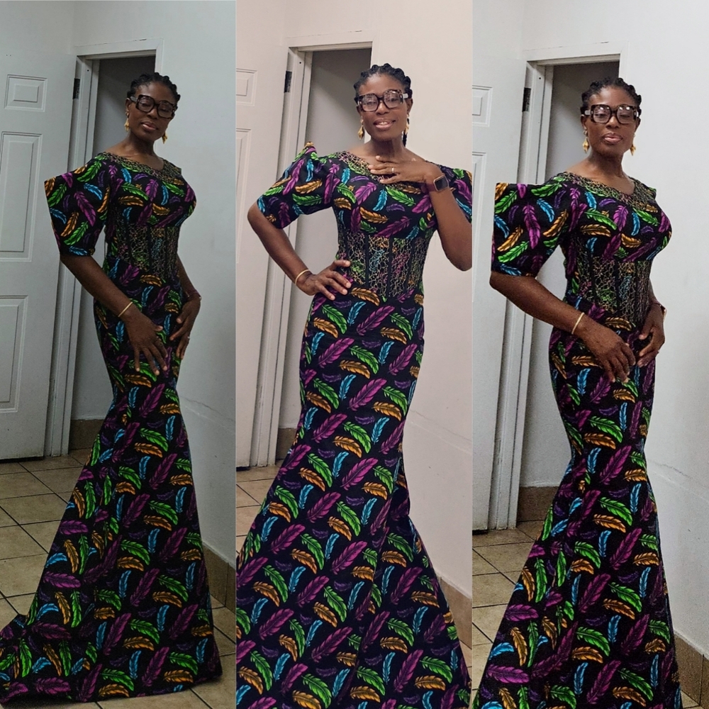 Elegant Multicolor Women's Dress